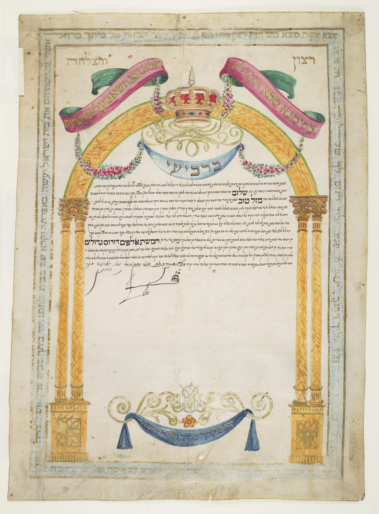 Ketubah, 1914