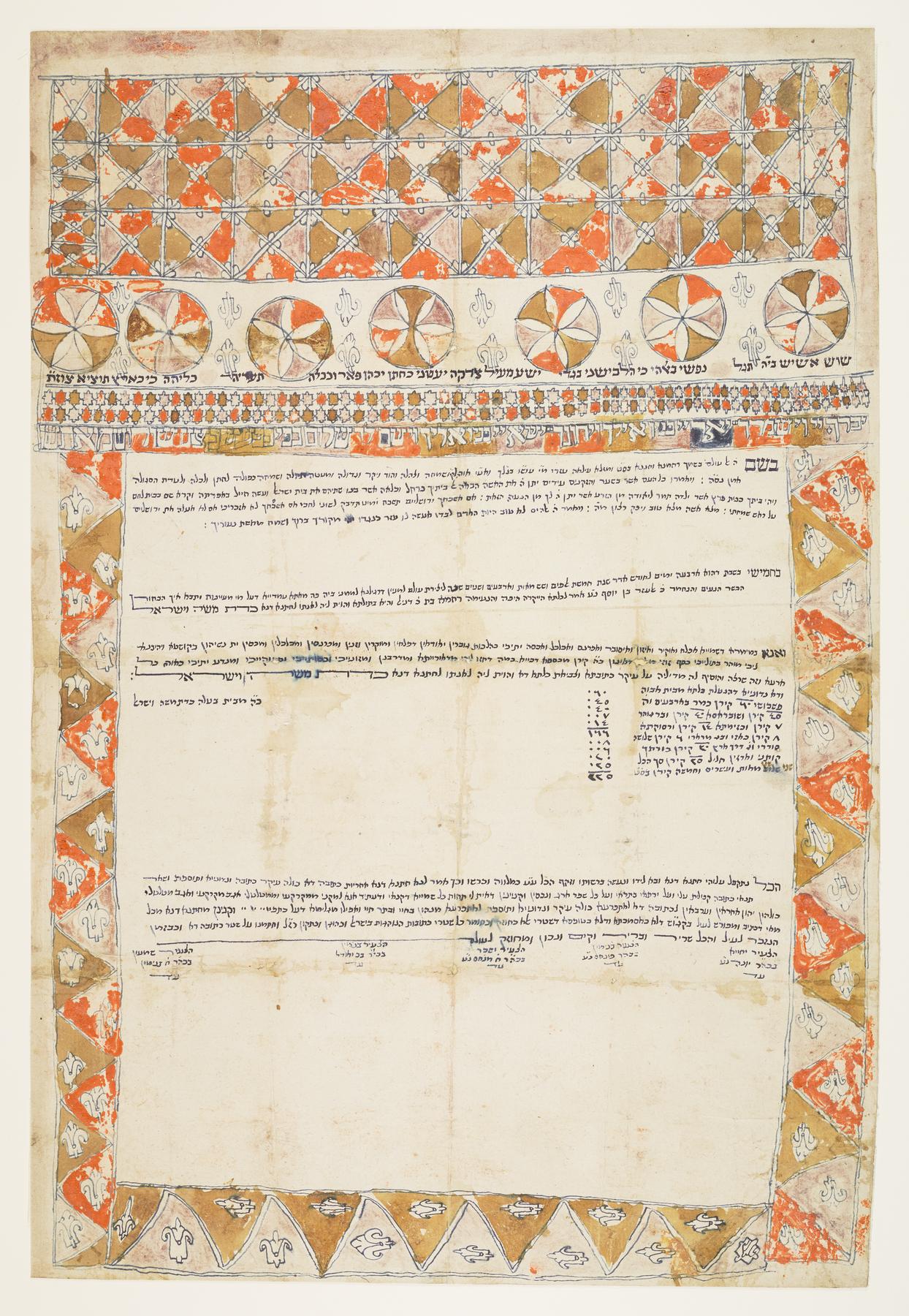 Ketubah, 1882.