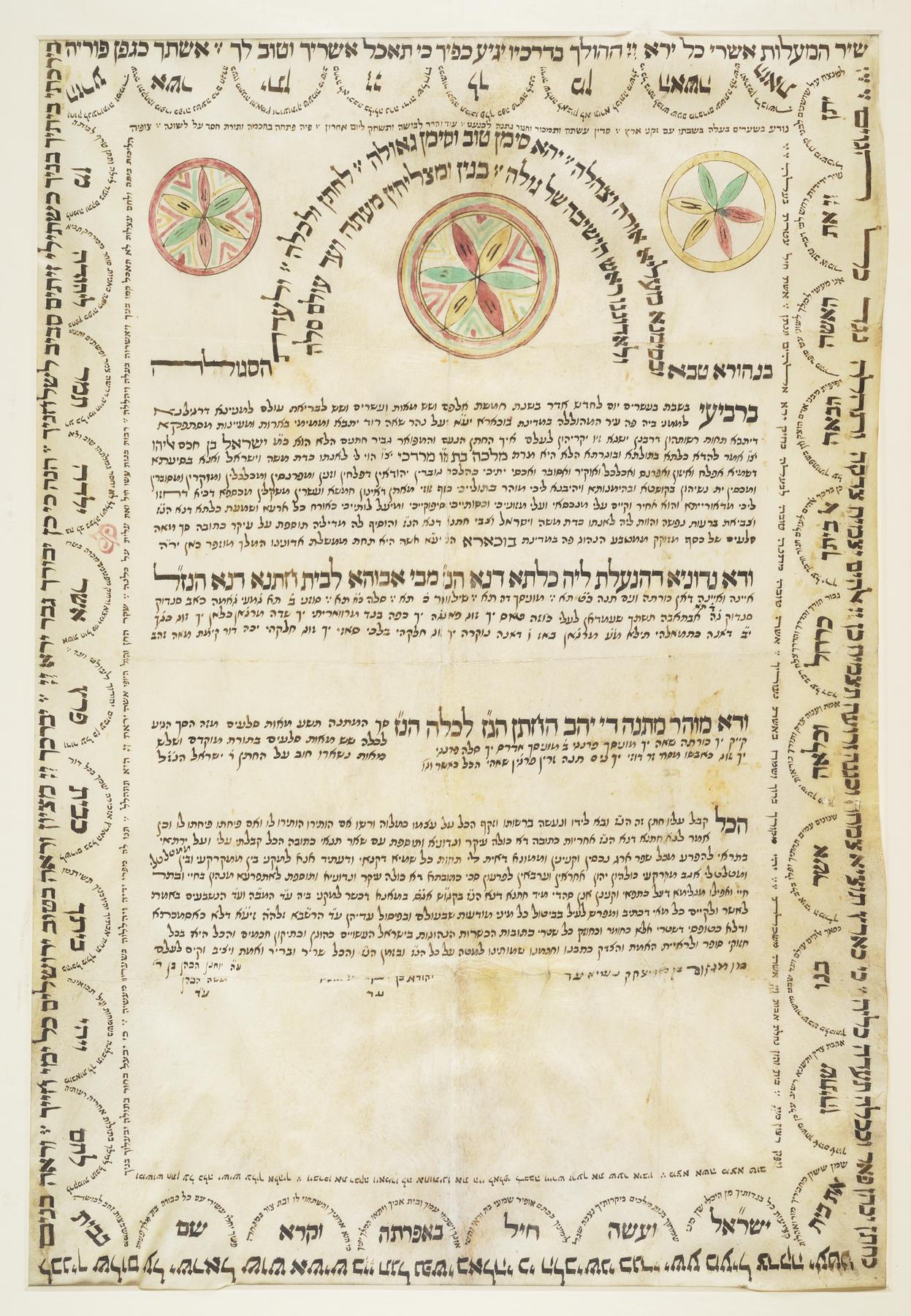 Ketubah, 1866.